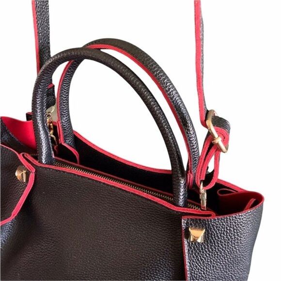 Pink Haley Mia Handbag in Black - Picture 2 of 11